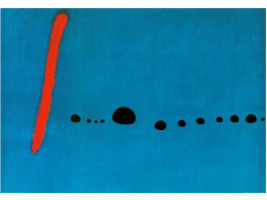Blue II, 1961 (Art Print), Joan Miro